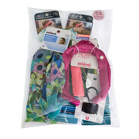 Huge Hair Accessory Lot 5+ Headbands Elastics Ponytail Cuff 750 Pc Polybands - Picture 2 of 4